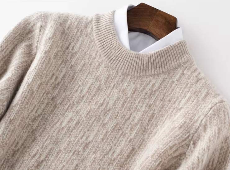 Men’s 100% Wool Knitted Sweater