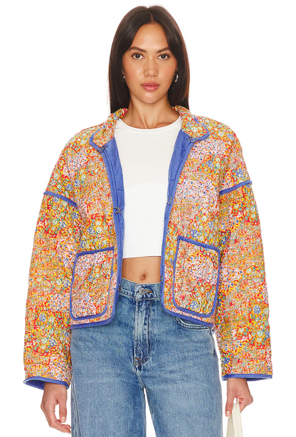 Floral Print Jacket – Fresh, Stylish, and Versatile