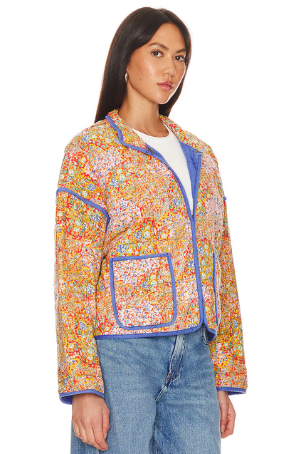 Floral Print Jacket – Fresh, Stylish, and Versatile