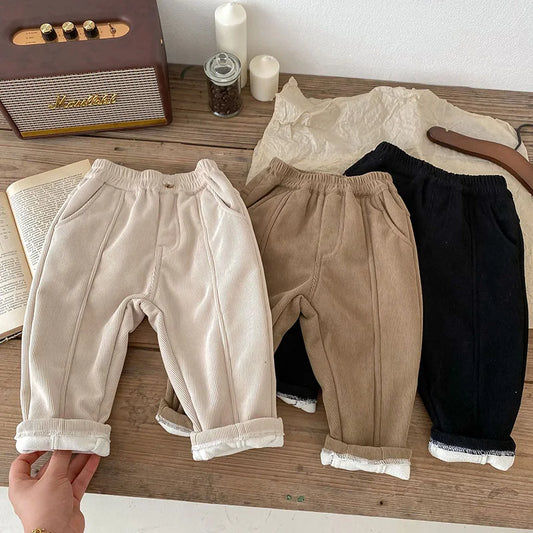 Winter Warm Kids' Corduroy Pants