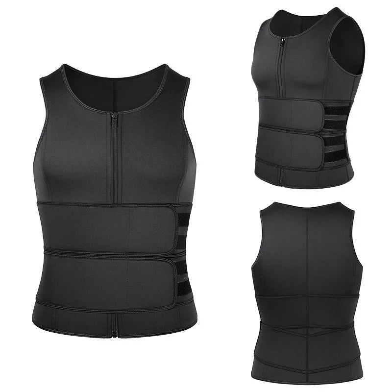 ThermoFit Men’s Sauna Vest – Maximize Your Sweat, Amplify Your Results